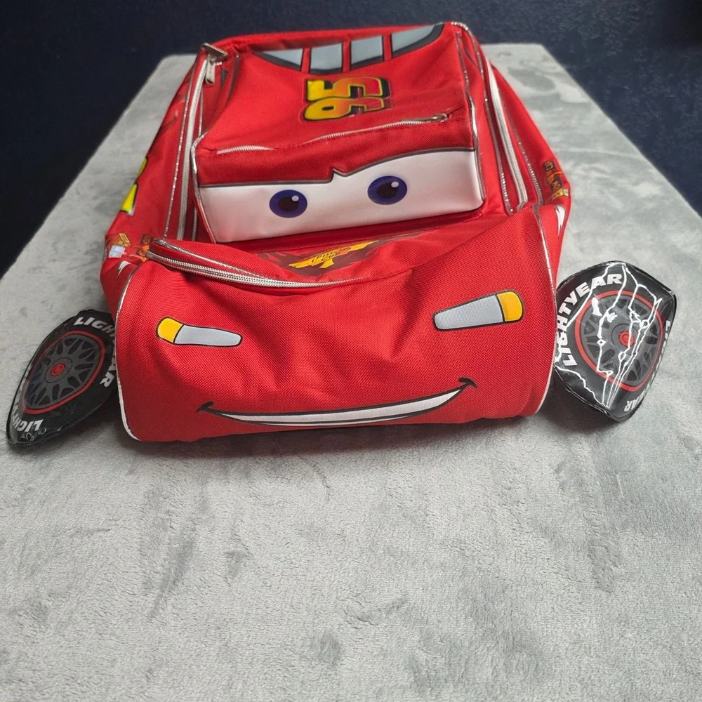 Disney Pixar Cars Lighting McQueen Shape Luggage-Rolling Kids Luggage